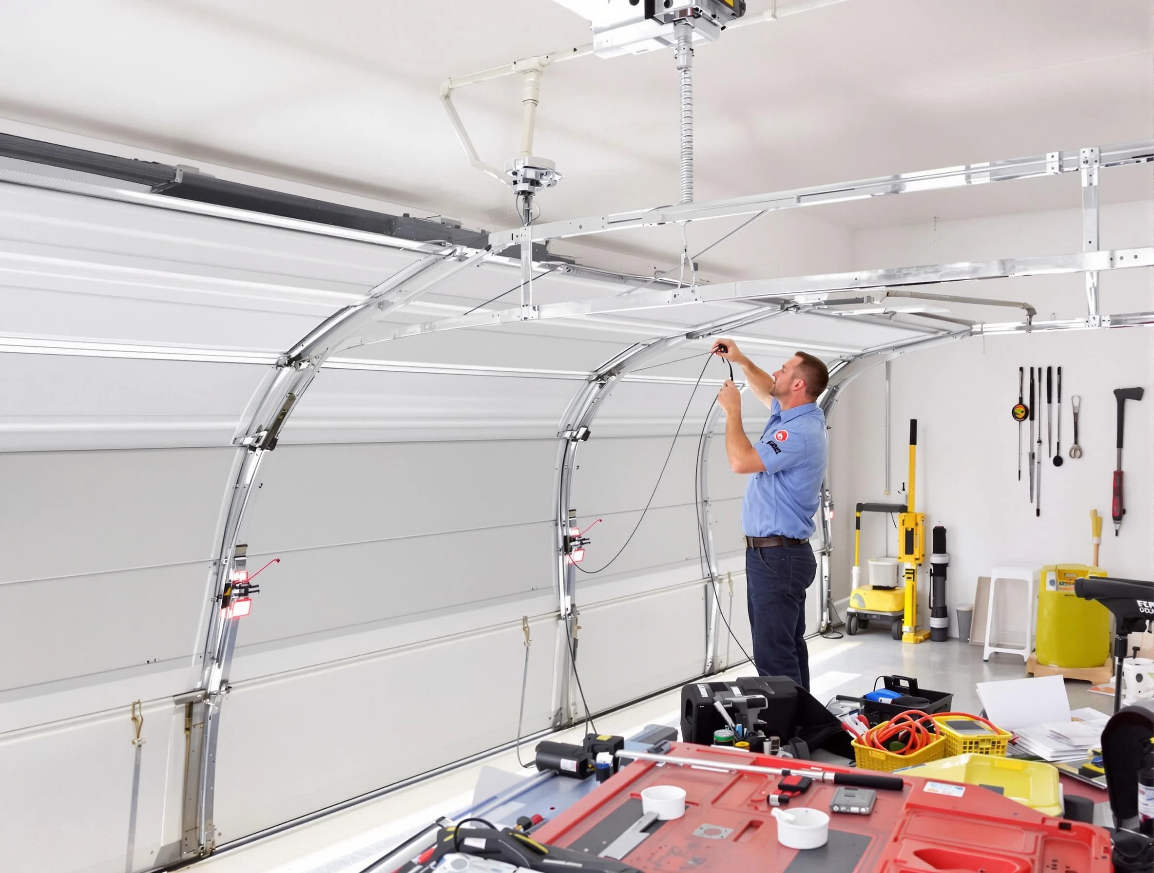 Garage door cable repair service by South Brunswick Garage Door Repair in South Brunswick