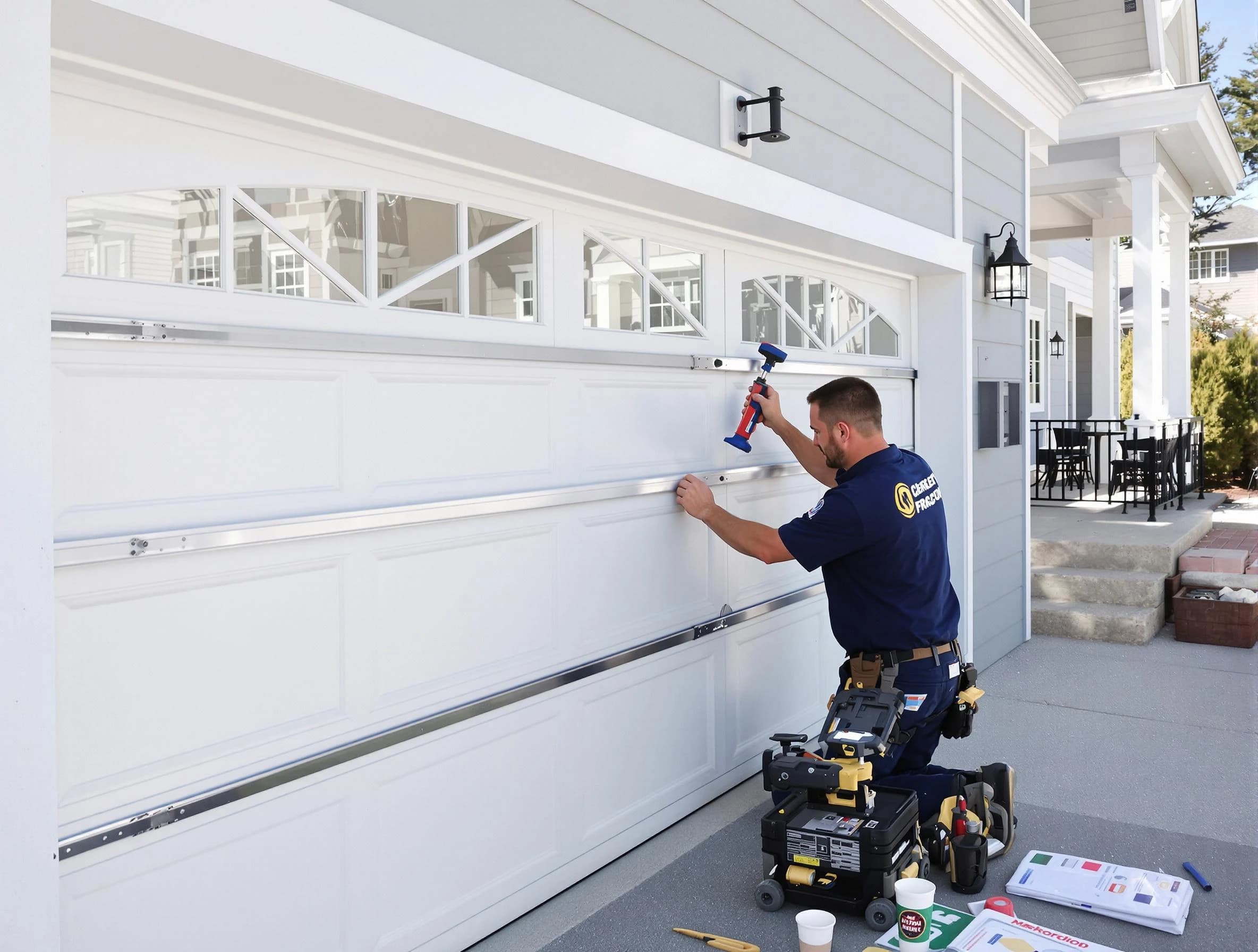 Professional garage door installation by South Brunswick Garage Door Repair in South Brunswick