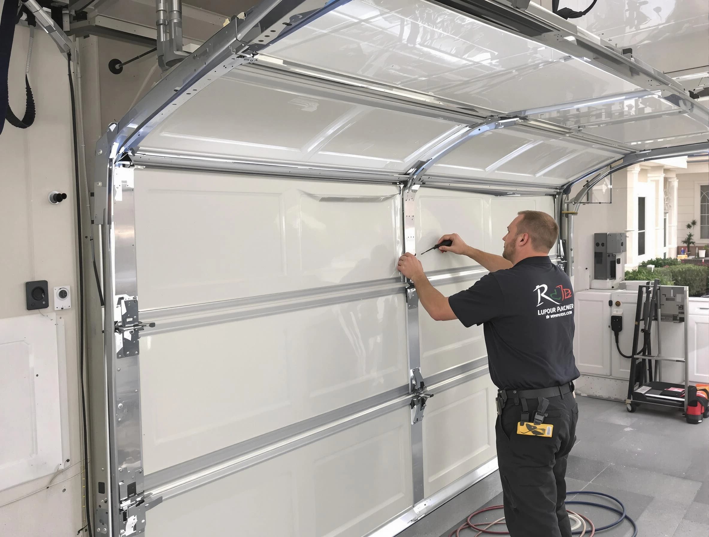 South Brunswick Garage Door Repair professional performing panel repair in South Brunswick