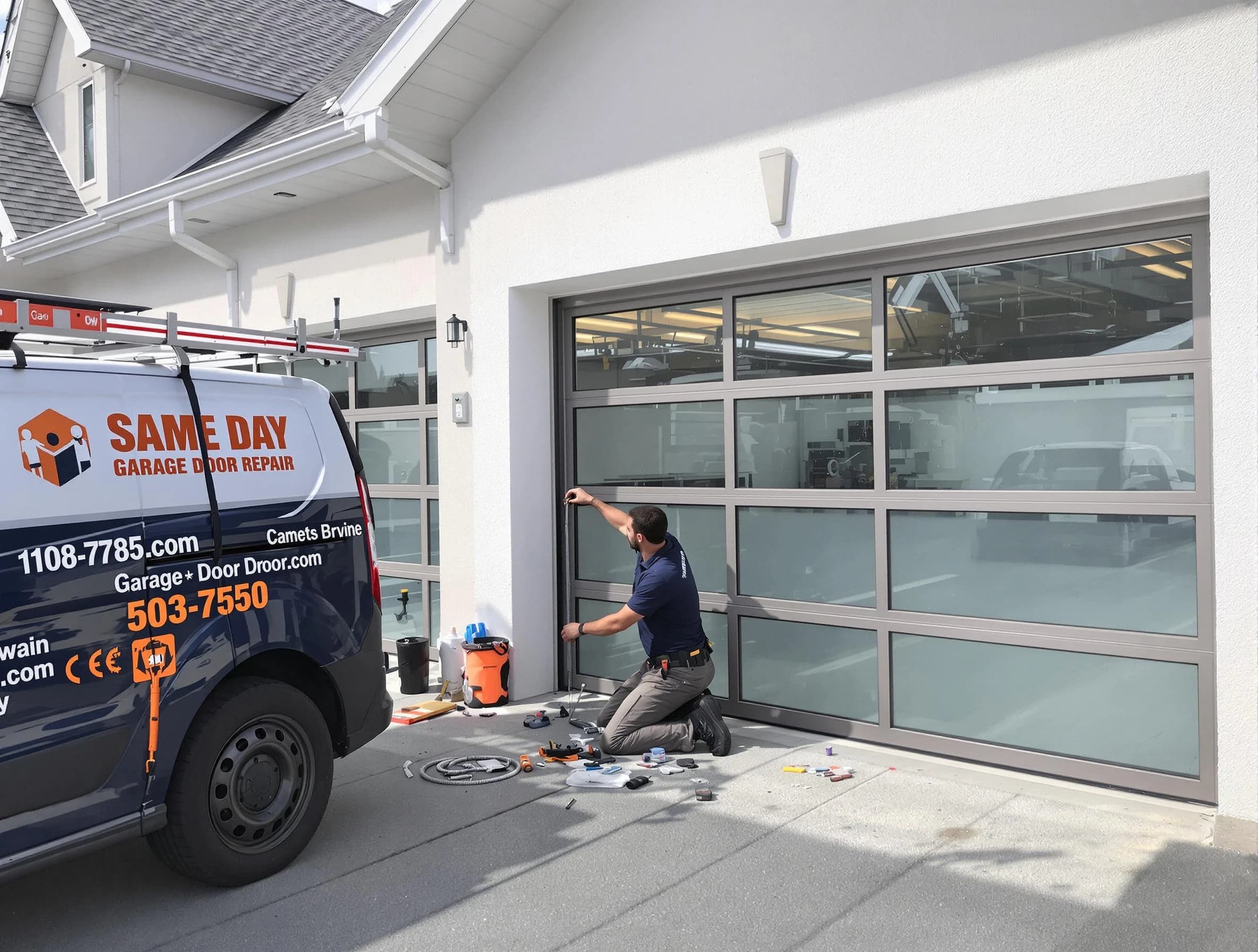 Same-day garage door repair service by South Brunswick Garage Door Repair in South Brunswick