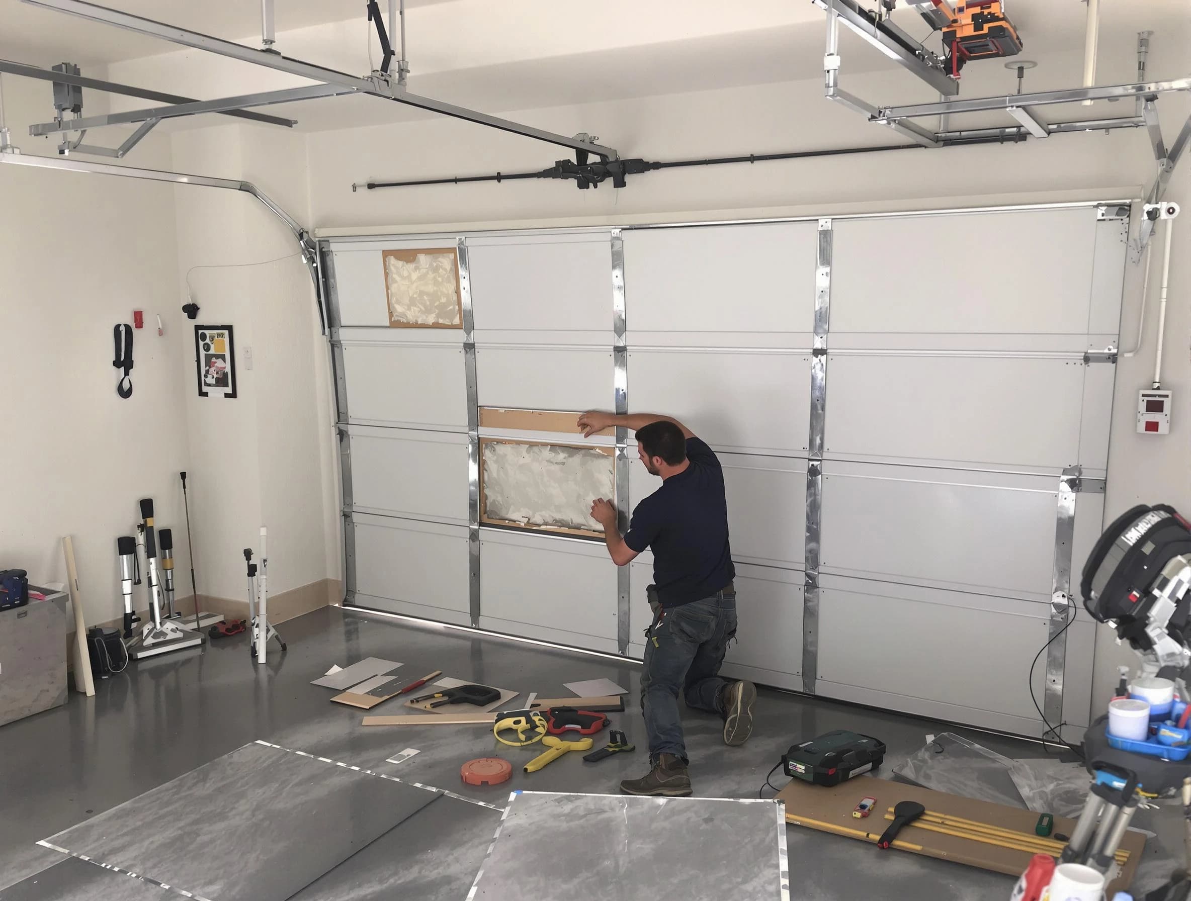 Garage Door Panel Repair in South Brunswick